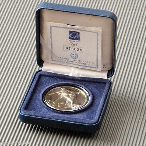 GREECE 10 Euro Olympia Athenes 2004 *Silver mit Box & Zertifikat *SATILDI - OUT OF STOCK