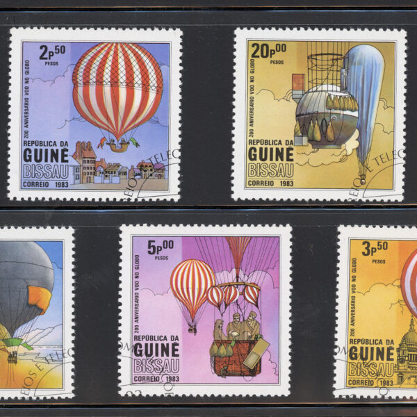 GUINE BISSAU Balon temalı Aviatik **MNH