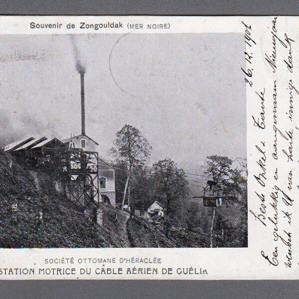 Zonguldak Gülik 1901 Osmanlı zamanı un-used Ottoman Postcard