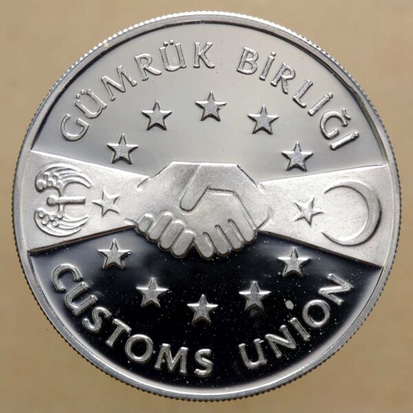 750 000 Lira 1996 Gümrük Birligi Darphane Hatıra Parası