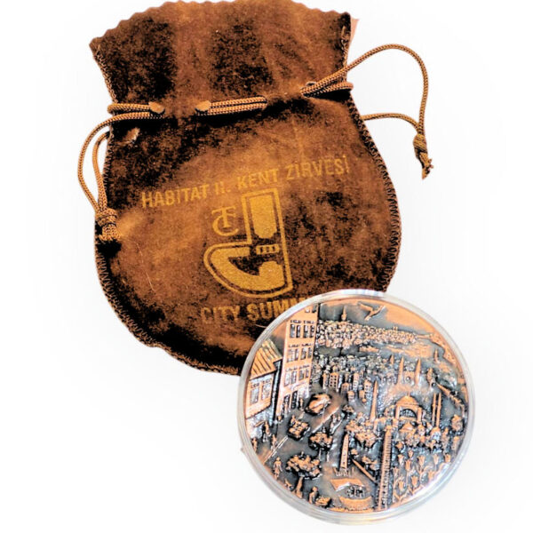 HABITAT ISTANBUL 1996 madalya sertifikasiyla, kese ile beraber *SATILDI – OUT OF STOCK