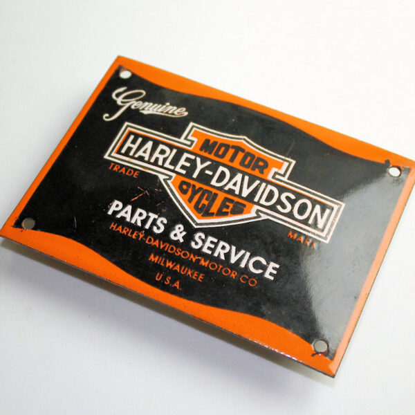 HARLEY-DAVIDSON Metall EMAIL Platte 14 x 10 cm.
