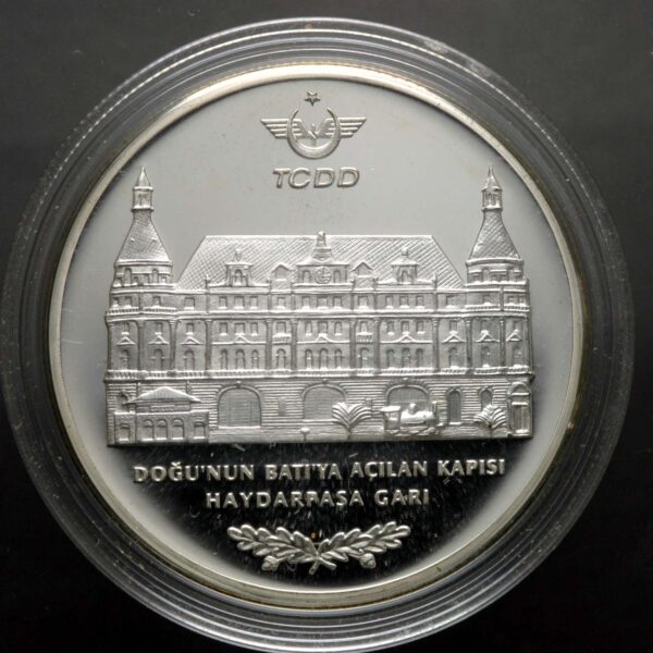 2006 Yılı TCDD 150. Yıl Haydarpasa Garı Darphane Hatıra Gümüş SERTIFIKALI