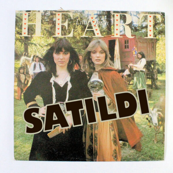 HEART Little Queen CBS Records Printed in Italy Plak 9 / Kapak 9