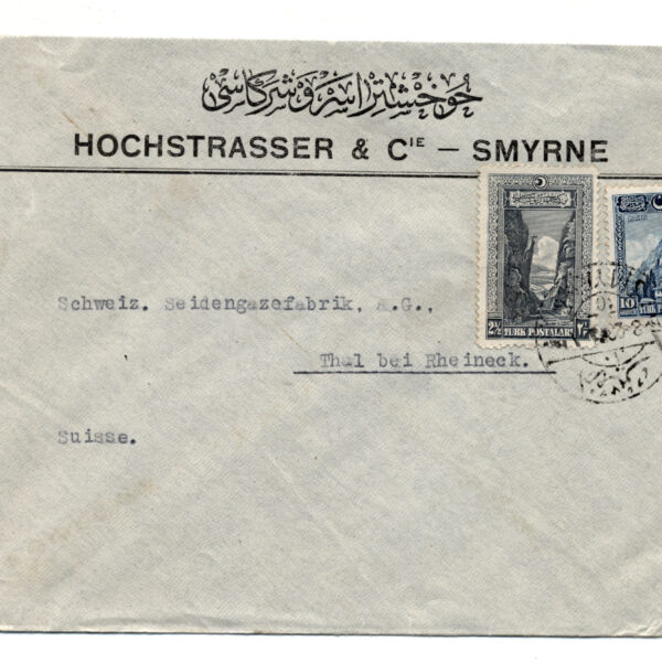 TURKEY Smyrne Izmir Postal Cover