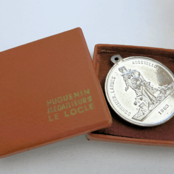 Switzerland Zurich National Exhibition 1883 Huguenin Medals RARE!!