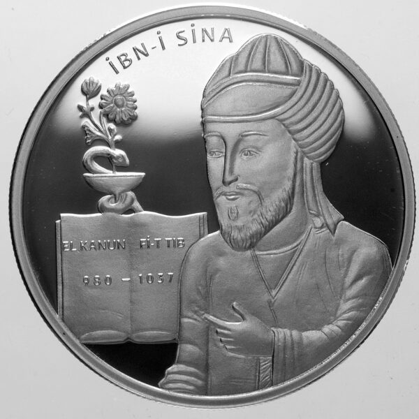 2021 ibn-i Sina Sertifikalı Darphane 31.1 Gr. Gümüş Hatıra Parası