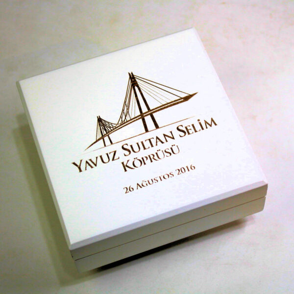 ICA 2016 Yavuz Sultan Selim Köprüsü hatıra madalyası orijinal kutusuyla