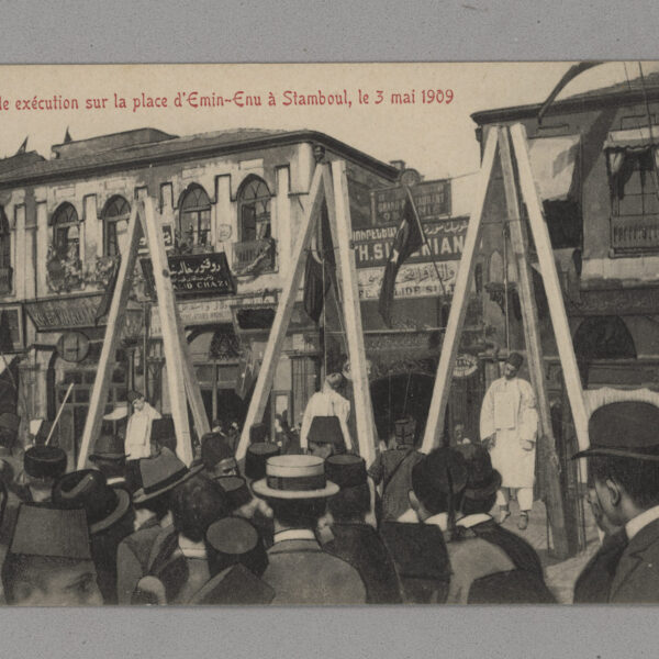 Execution Eminönü 3.5.1909 Constantiople Postcard TURKEY Editor unknown