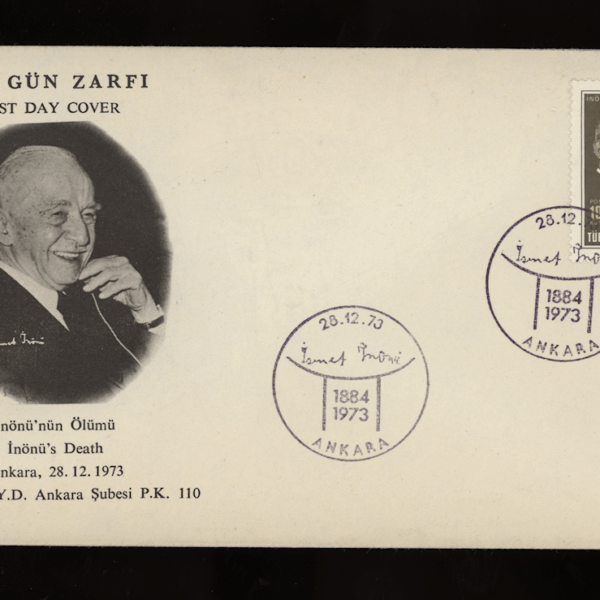 Inönü`nün ölümü FDC 1973