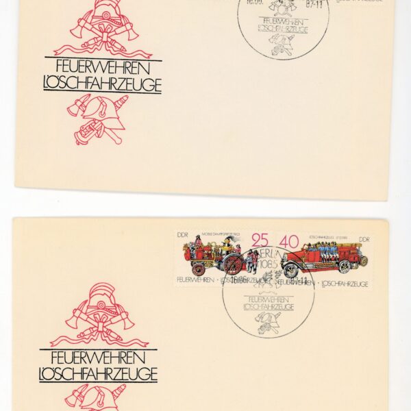 Almanya 2 FDCs Itfayeler 1987