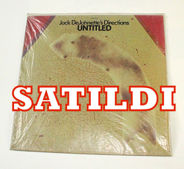 Jack De Johnette Untitled Ecm Jazz 33lük. Lp Printed In Germany - Kondisyon 8/8