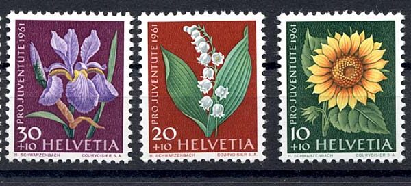 SWITZERLAND Pro Juventute 1961 Mint **MNH