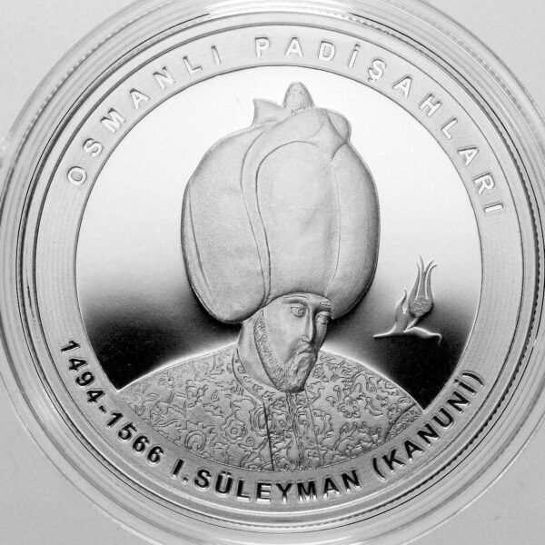 Darphane Padişahlar serisi Kanuni Sultan Süleyman Gümüş hatıra parası *SATILDI - OUT OF STOCK