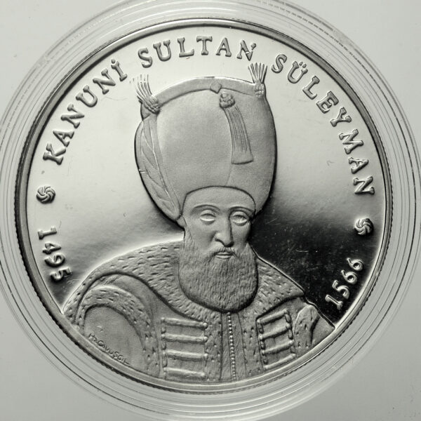 Kanuni Sultan Süleyman 15000000 Lira 2004 serifikali *SATILDI - OUT OF STOCK