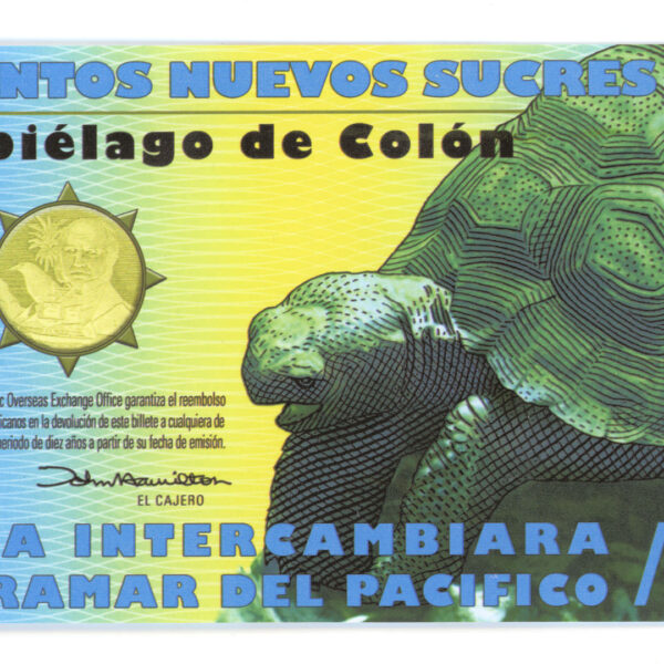 GALAPAGOS ISLAND çil banknot *SATILDI - OUT OF STOCK