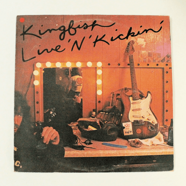 KINGFISH Live`n Kickin - JET Records - Printed in Great Britain 7/7 *SATILDI