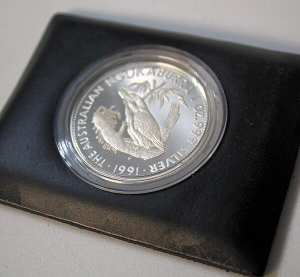 AUSTRALIA 5 Dollars 1991 Kokaburra 1 Oz. Silver 999