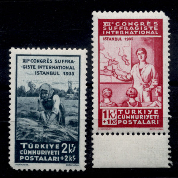 KADINLAR KONGRESI 1933 Isfila 1325+1326 **MNH