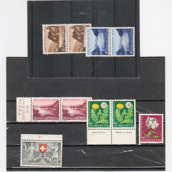 Switzerland Isviçre Pro Juventute / Pro Patria 1955-56-60 Lot **MNH