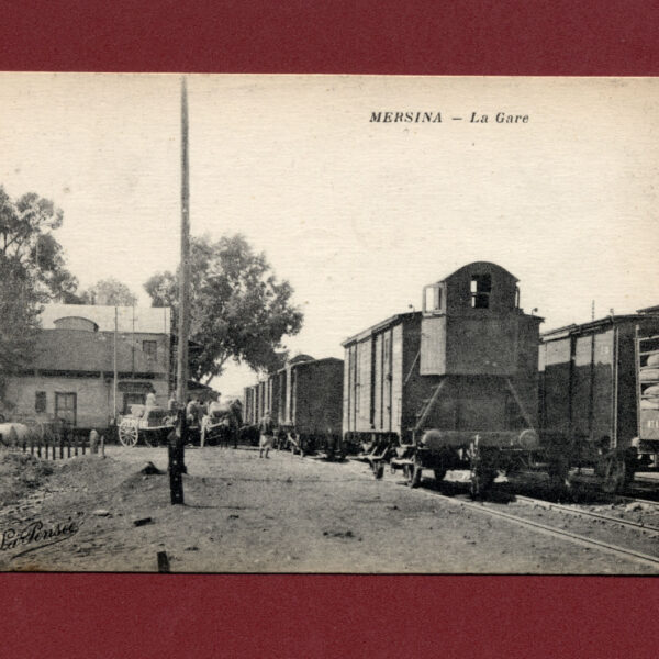 MERSIN Mersina Train Station Osmanlı zamanı used Ottoman Postcard