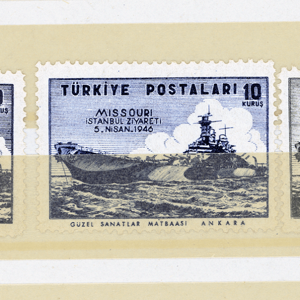 Missouri Istanbul Ziyareti 1946 **MNH
