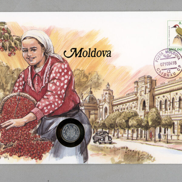 MOLDOVA Numisbrief Münz-Briefe
