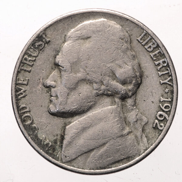 U.S.A. 5 Cents 1962 Monticello *Silver