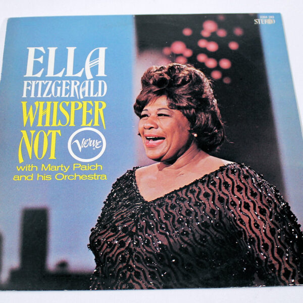 ELLA FITZGERALD Whisper Not VERVE JAZZ 33lük LP