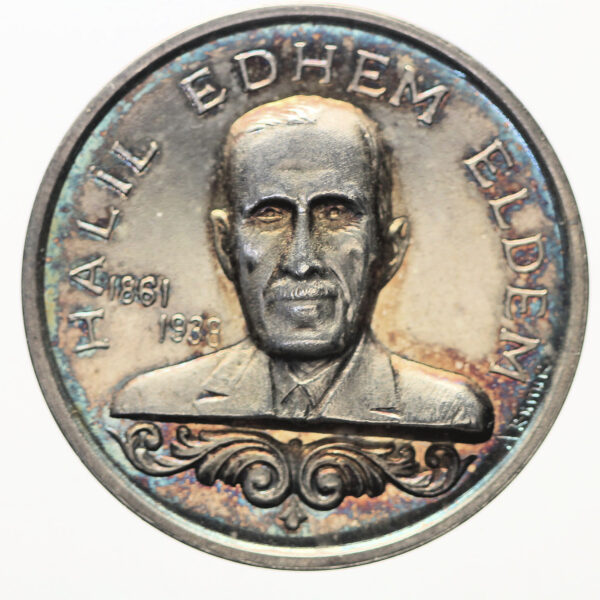 Halil Eldem Edhem Türk NUmismati Dernegi Madalya Gümüş