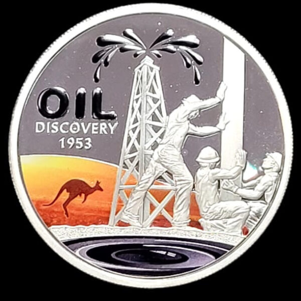 NIUE Oil Discovery 1958 Kraliçe Silver *sertifikasız