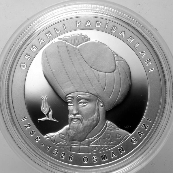 Osman Gazi 20 TL 2022 Gümüş 0.925 Diameter 38.61 mm. 31.1 Gr. Sertifikalı *SATILDI STOKTA YOK