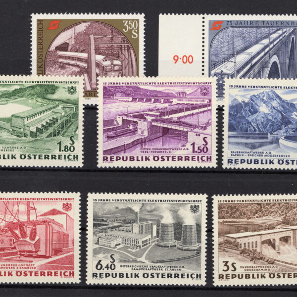 AUSTRIA Avusturya Stamps Barajlar serisi **MNH