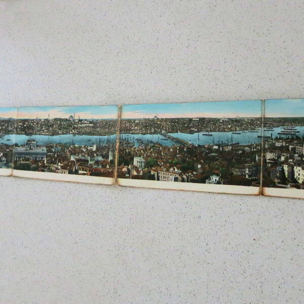 Constantinople Istanbul PANAROMIC Un-Used POSTCARD Ottoman TURKEY