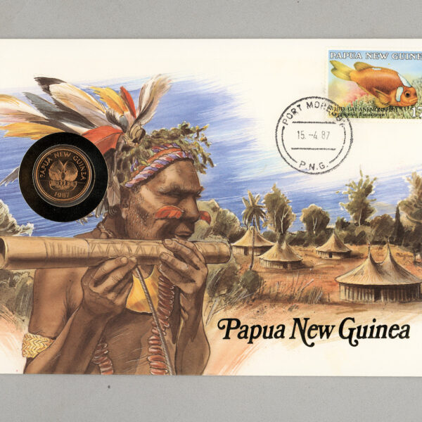 PAPUA NEW GUINEA Numisbrief