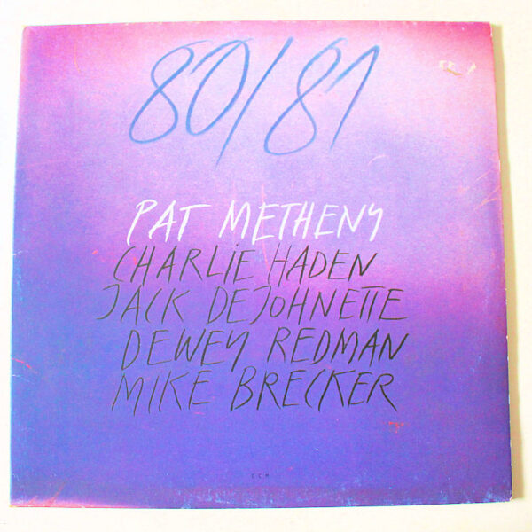 PAT METHENY 80/81 Jazz 33lük. Double LP ECM Printed In Germany – Kondisyon 8/8