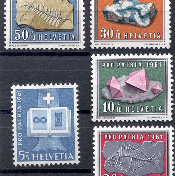 Isviçre SWITZERLAND Pro Patria 1961 Mint **MNH
