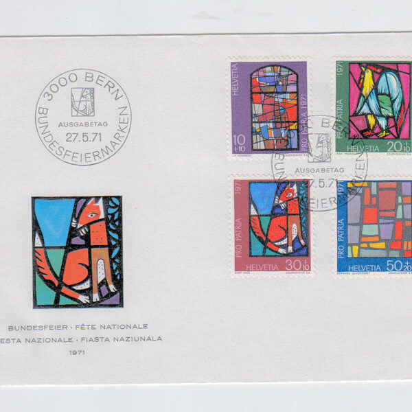 Switzerland 1971 Pro Patria FDC
