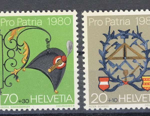 SWITZERLAND Isviçre Pro Patria 1980 Mint **MNH