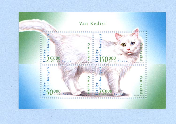 Van kedisi Blok 1997 Mint **MNH