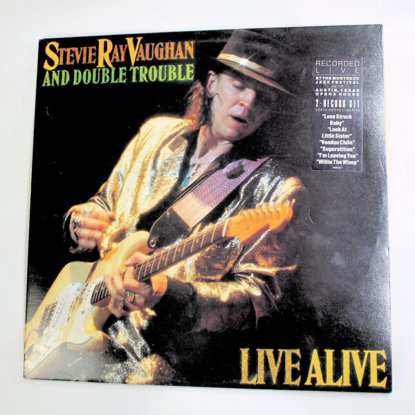 STEVIE RAY VAUGHAN Live Alive (Double Album) * Blues LP - Printed in Holland 9/9 *SATILDI - OUT OF STOCK