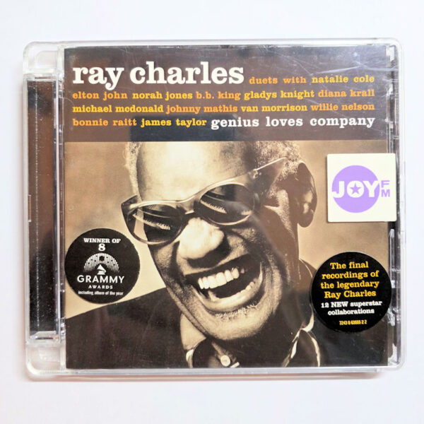 RAY CHARLES Genius loves company (CD ve Kapak iyi durumda)