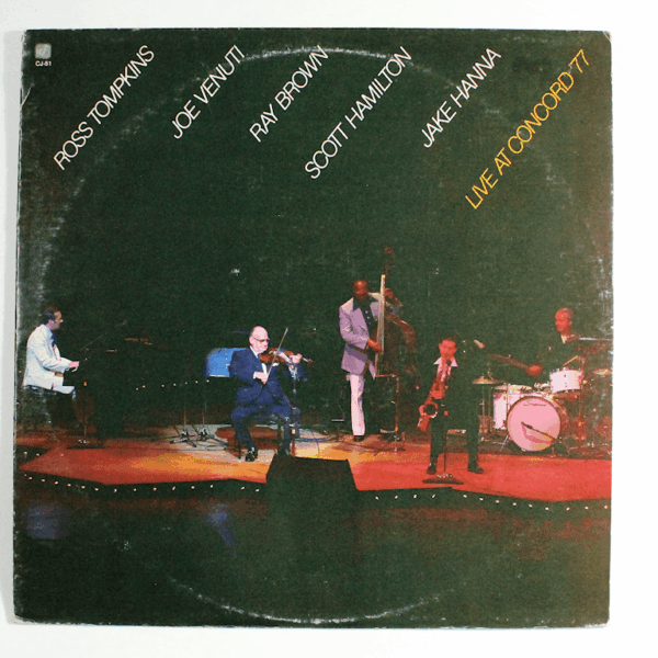ROSS TOMPKINS and JOE VENUTI Concord Records Printed in U.S.A. Plak 7 / Kapak 7 *SATILDI - OUT OF STOCK
