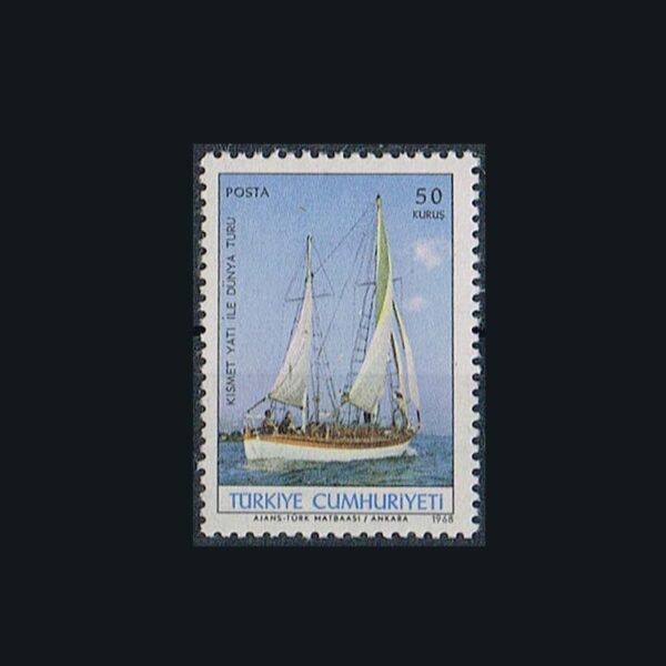 Sadun Bora KISMET teknesiyle dünya turu Mint **MNH