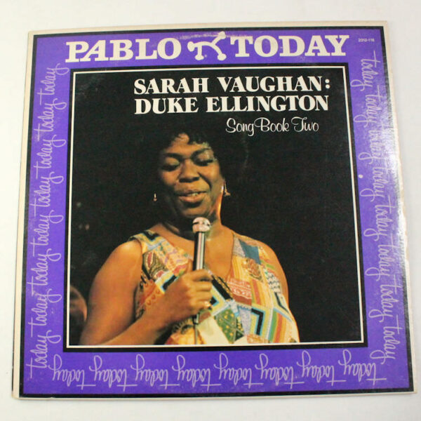 SARAH VAUGHAN Duke Ellington Song Book Two *Pablo 1980 Printed in U.S.A. Kapak 9 - Plak 9 *SATILDI - OUT OF STOCK