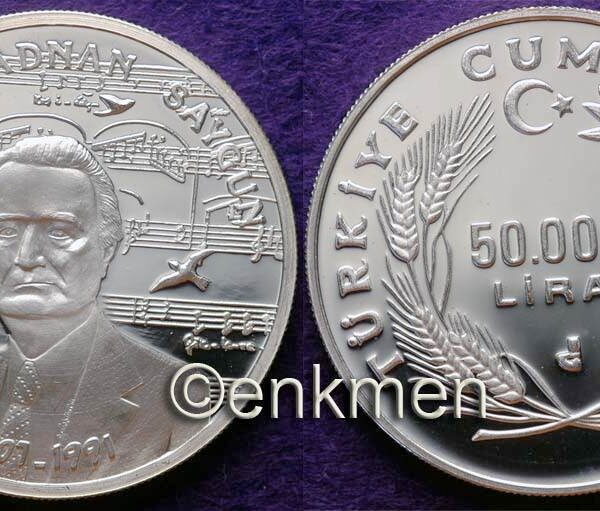 50 000 lira ADNAN SAYGUN *SERTIFIKASIZ