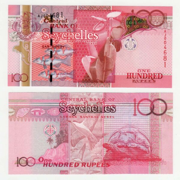 SEYCHELLES 100 Rupees 2011 Pick # 44a UNC çil