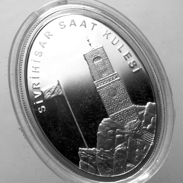 Saat Kulesi Sivrihisar Eskisehir Clock Tower Silver 10 Lira 2022 *çil (Sertifikalı)