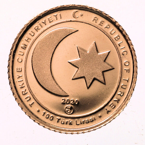 2020 YILI OSMANLI İMPARATORLUĞU DARPHANE HATIRA PARASI 1.5 GRAM ALTIN SERTİFİKALI *SATILDI - OUT OF STOCK