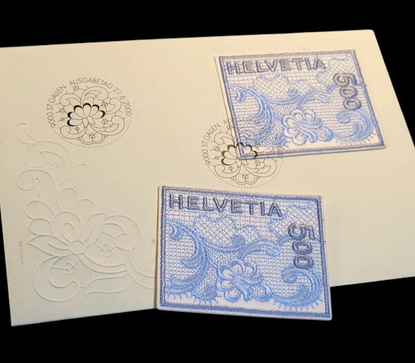 Switzerland Stickerei Briefmarke Mint mir FDC *Isviçre ilk gün zarf ile